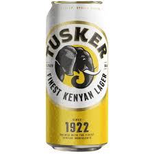 TUSKER LAGER CAN